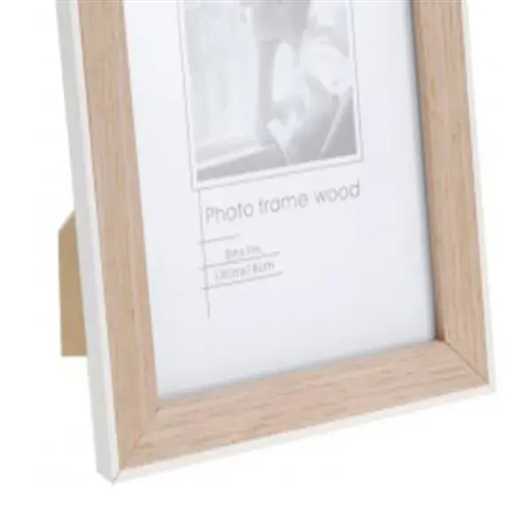 Álbum Personalizable Portafotos madera natural/blanco 20x15 cm