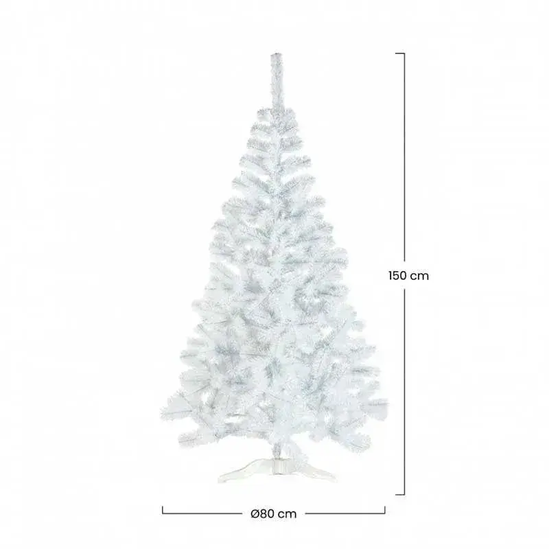 Artificial de Lujo Árbol de Navidad Laponia Thinia Home blanco Ø80x150 cm