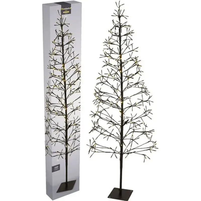 Árbol de navidad Ambiance 160 luces LED 120 cm para Mesa de Centro