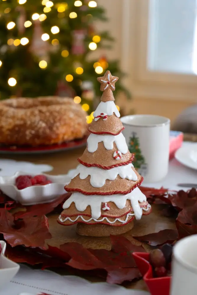 Premium Navideño Figura Decorativa Árbol De Navidad Diseño Galleta