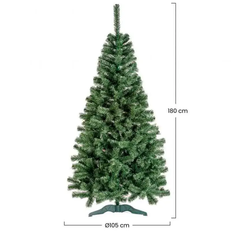 Árbol de Navidad Québec Thinia Home verde Ø105x180 cm para Exteriores