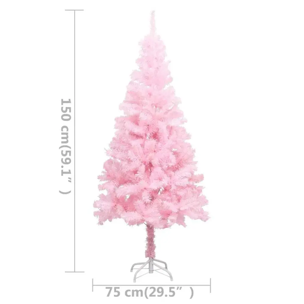 Vidaxl arbol de navidad preiluminado con luces y bolas | 7.5 Pies | Pino Fraser