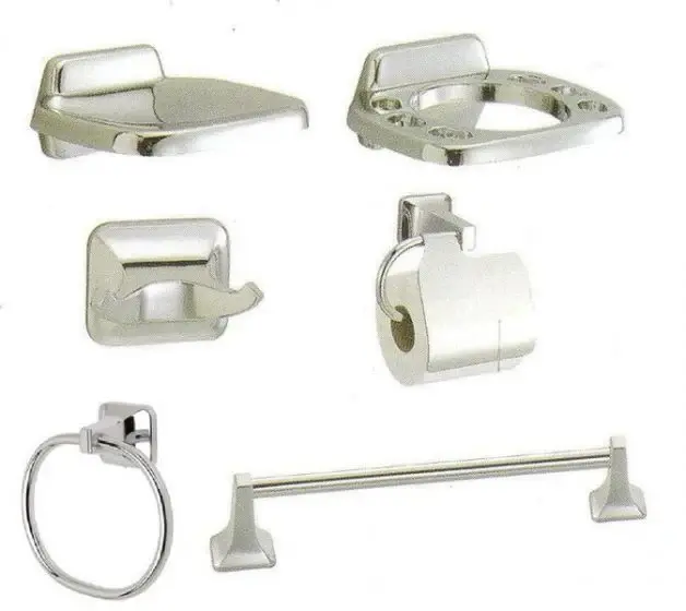 Set Accesorios De Baño De 6 Piezas - Aquaflo Cadiz Acero Cromado
