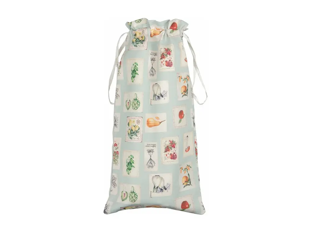 Bolsa Pan Estampado Hortalizas 30x60 Cm