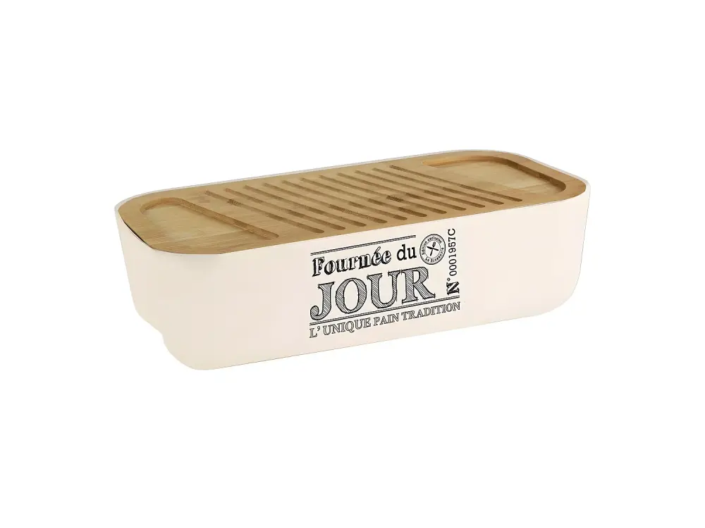 Caja de pan con tapa de bambú Oferta del dí