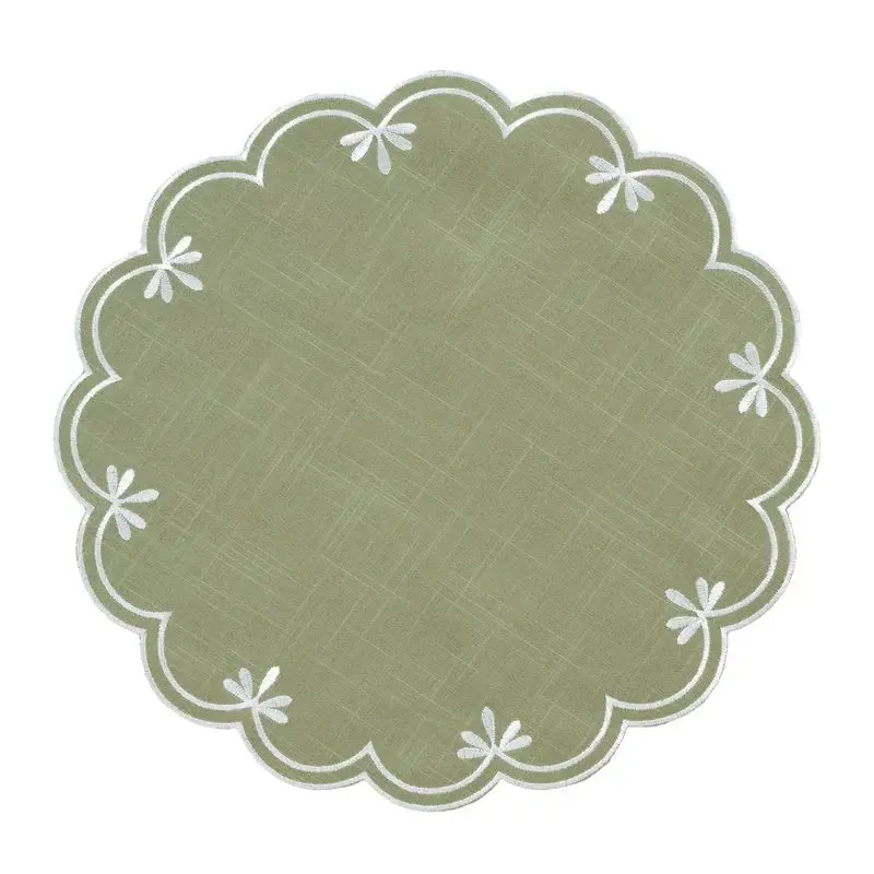 INDIVIDUAL 38CM ONDAS VERDE