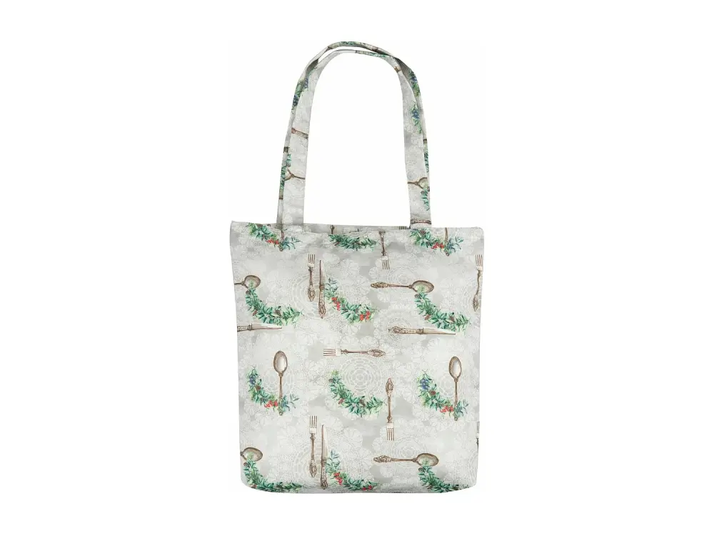 Shopping Bag Navidad Platos 41x45 Cm