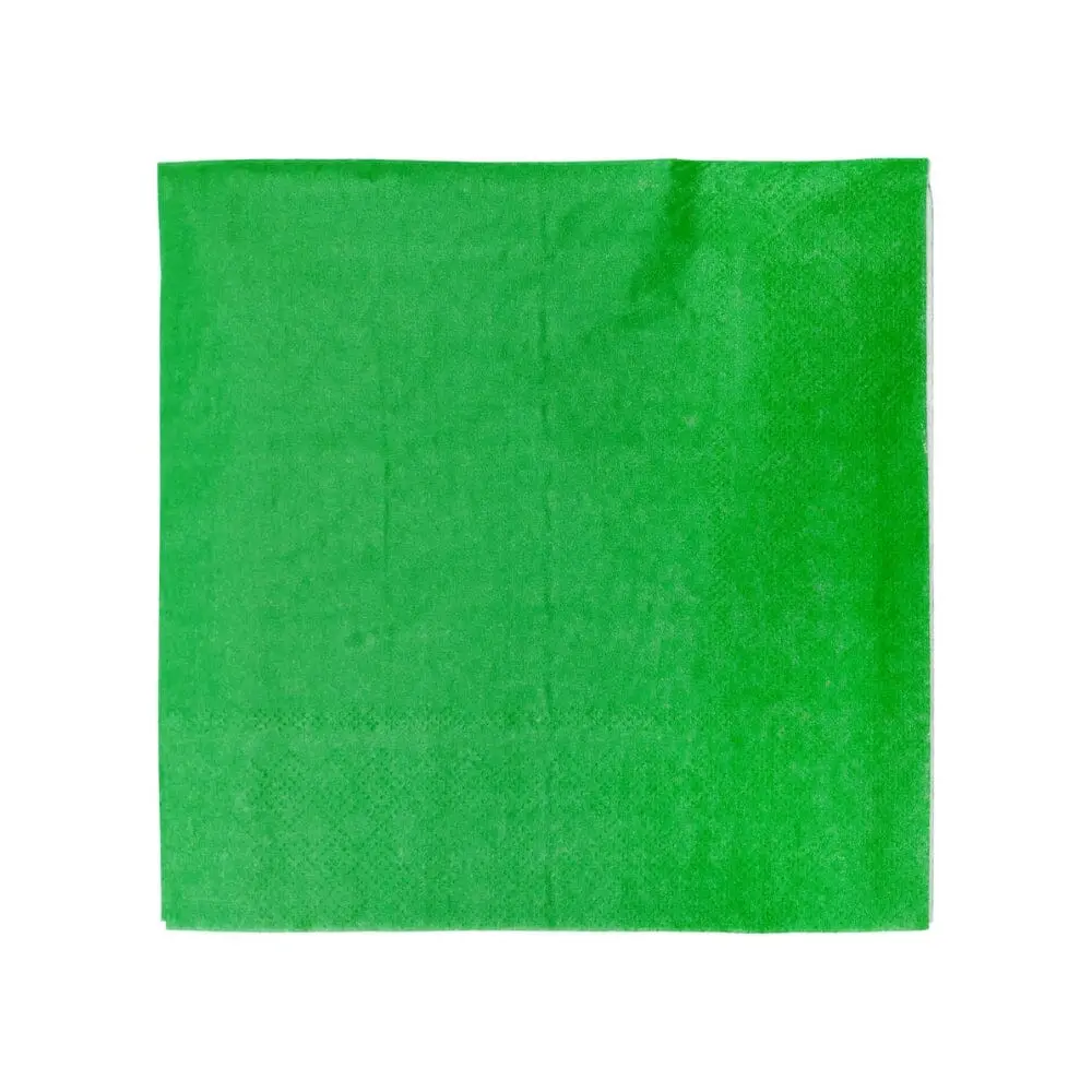 Servilleta Mesa Lisa 33x33 Verde 20 Un