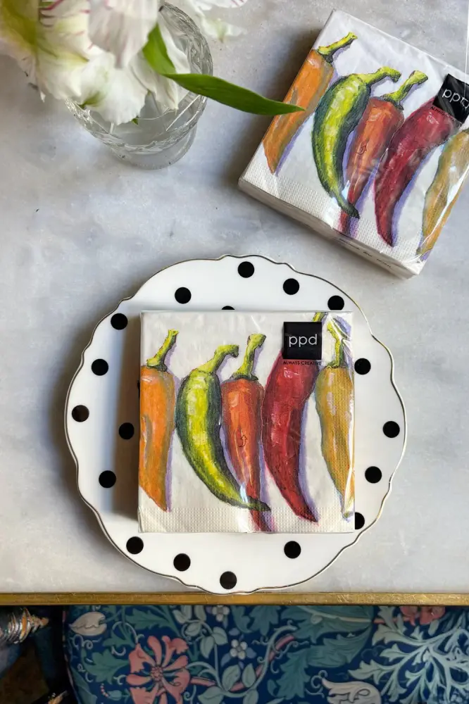 Servilletas Pimientos Pequeñas
