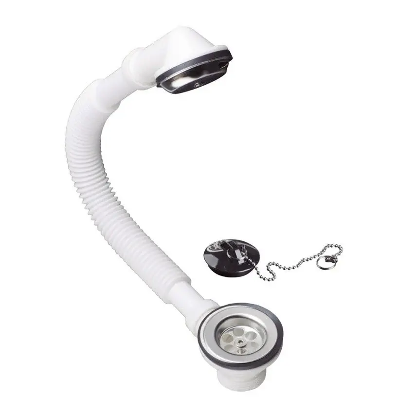 Desagüe Bolton para tina de 1.1/2'' con Rebalse