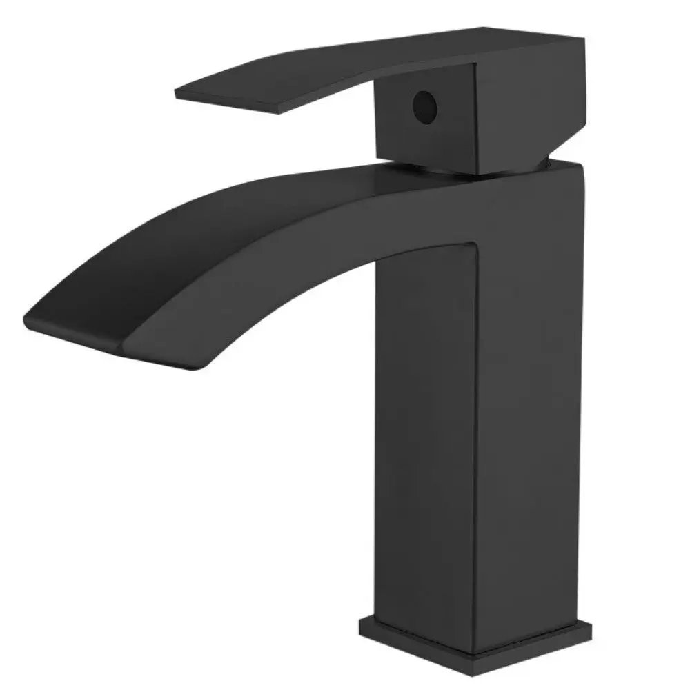 Grifo Lavabo Caño Bajo Negro TENDIT COAL GRIFERS