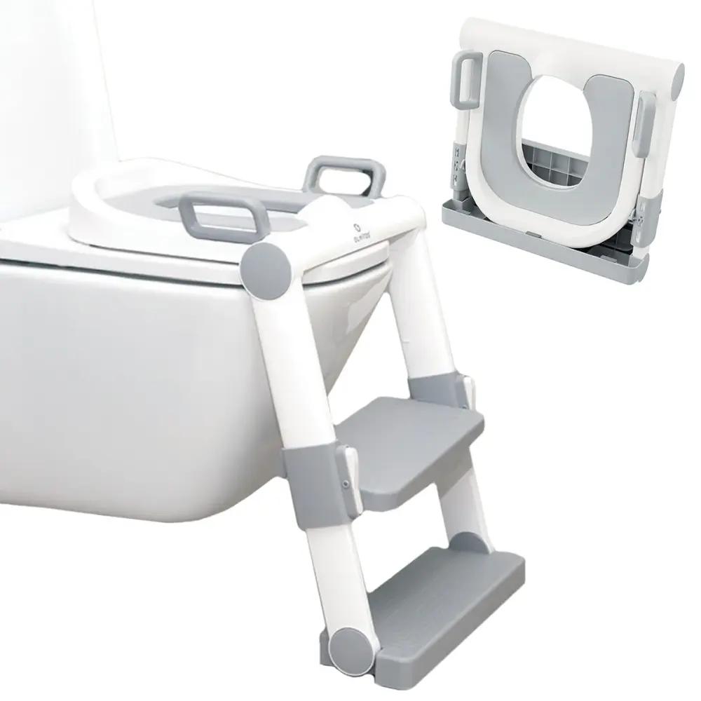 Olmitos - Reductor adaptador WC con Escalera niños con Certificación de Seguridad