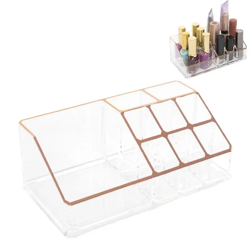 ORGANIZADOR COSMETICOS 9 DPTOS. COBRE 2