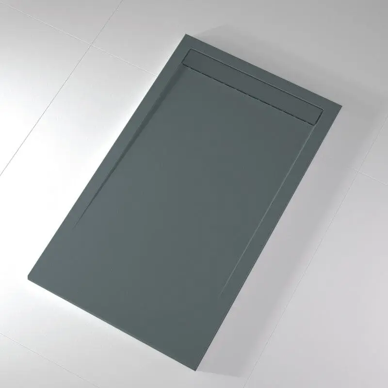 Plato de ducha pizarra clever antracita 80x140 cm