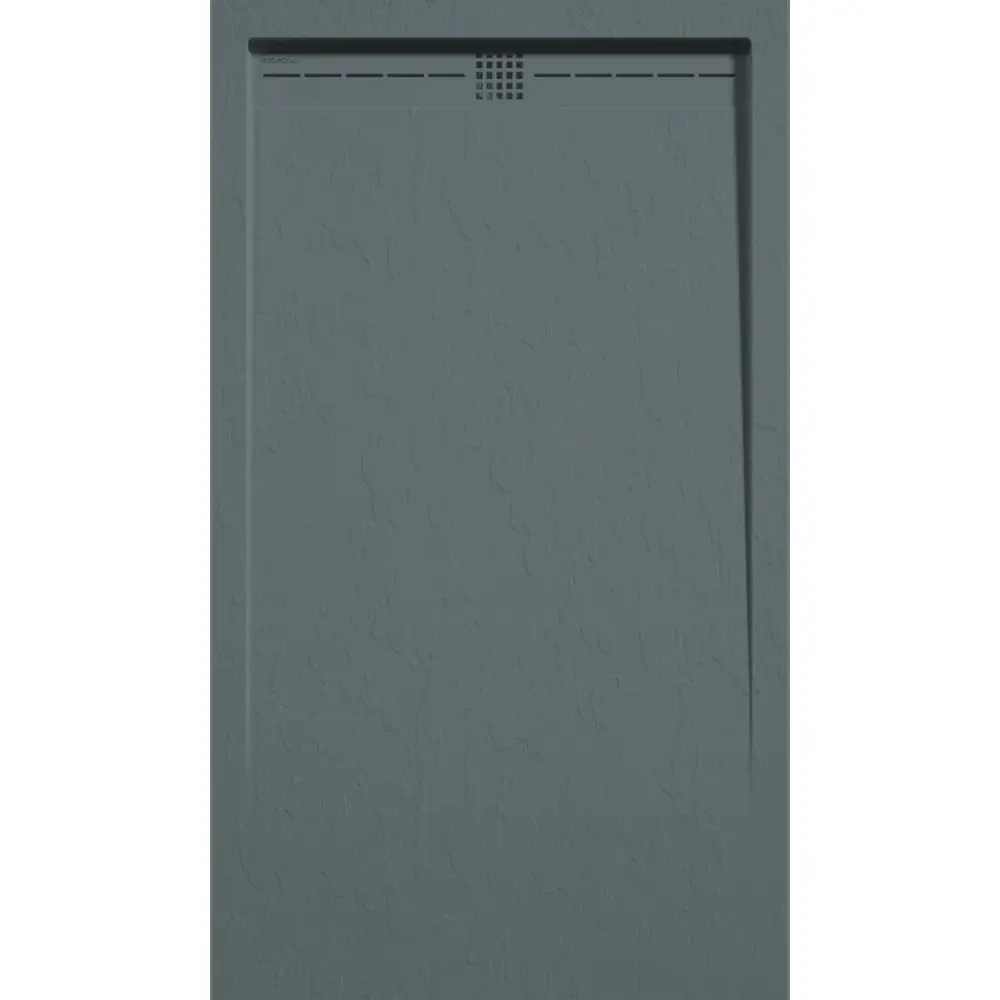 Dispensador de Jabón Plato de ducha pizarra arco antracita 70x90 cm rejilla color
