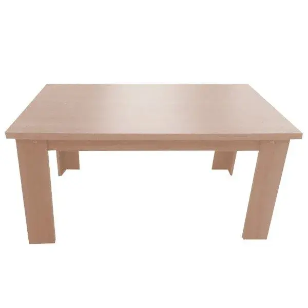 Mesa de comedor Müller extensible nogal con 4 Salseras