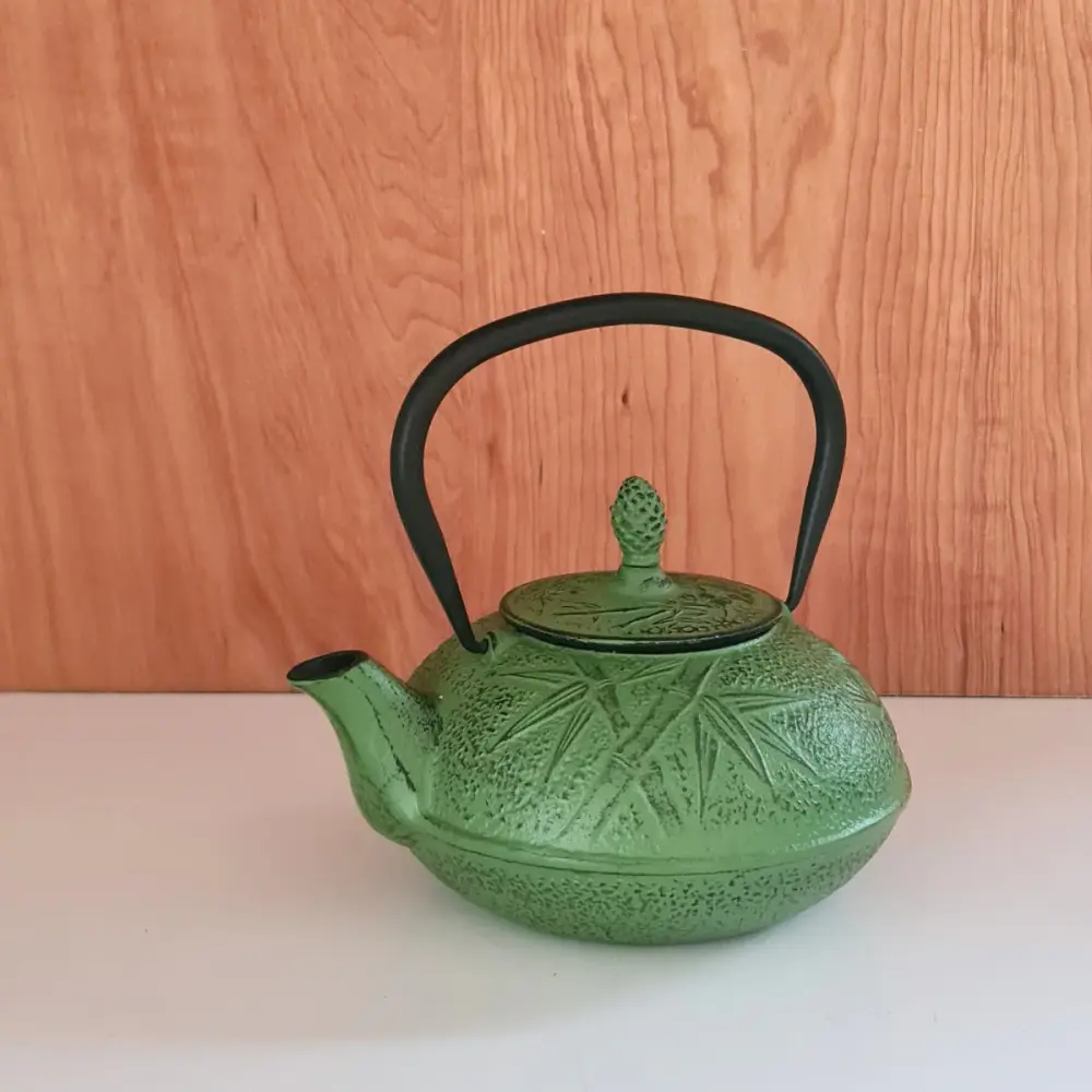 Tetera Bolton de Fierro Fundido Verde con Filtro 1 Litro