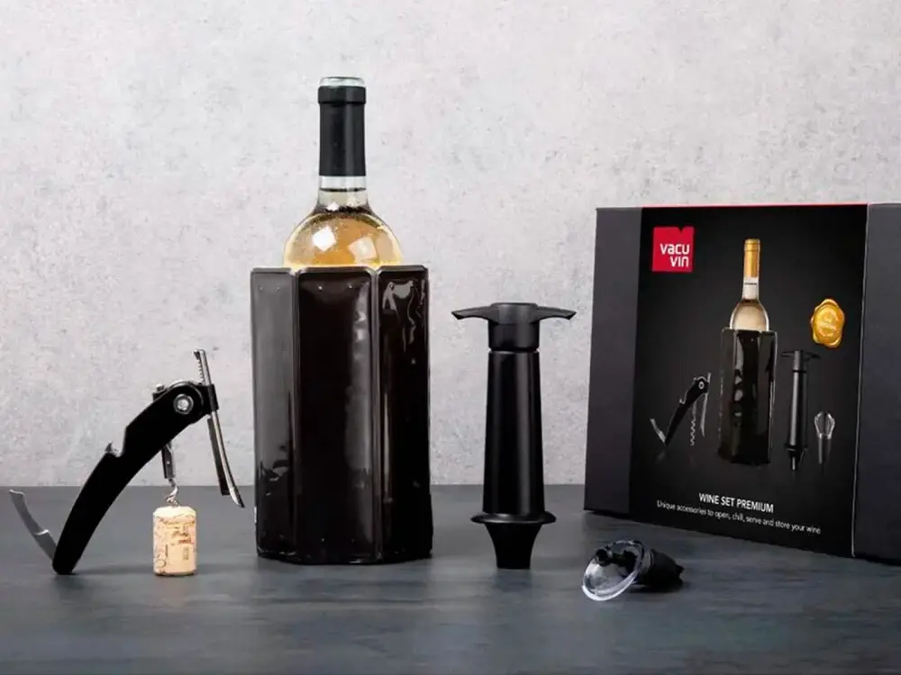 Set de Vino Distinguido Vacu Vin con Garantí de 2 ños