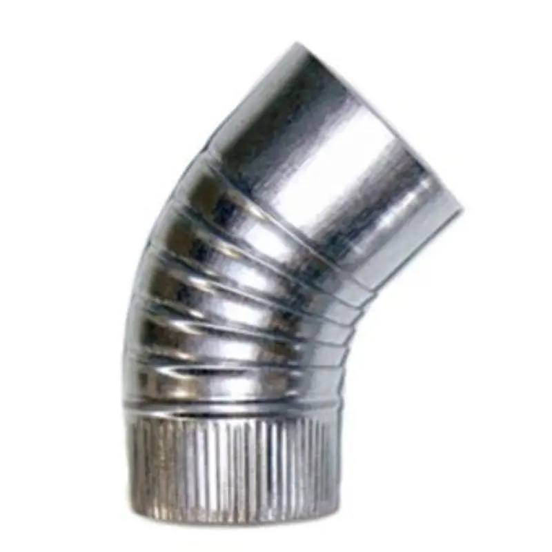 Codo 45g estufa galvan. 120mm.