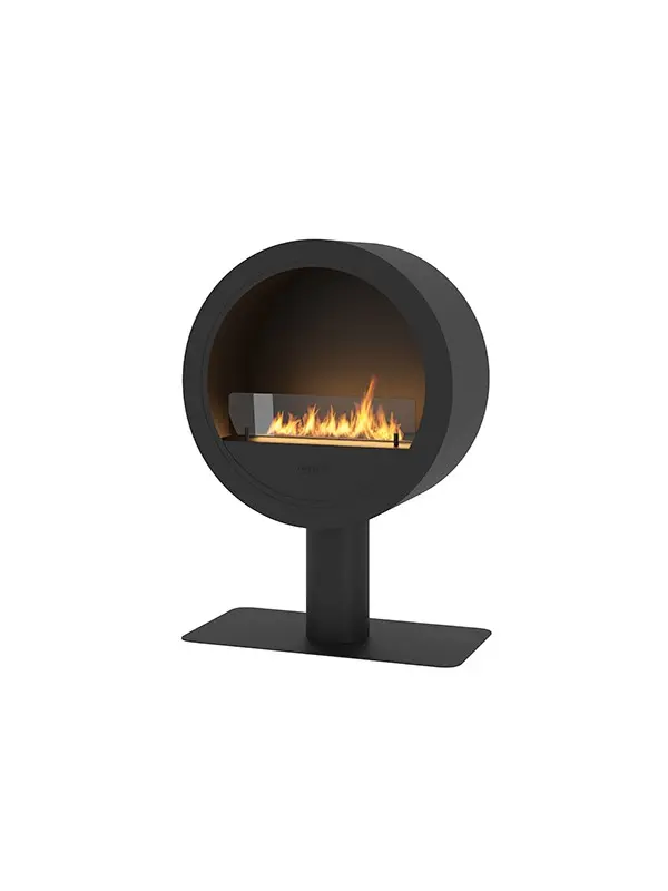 Incyrcle stand - biochimenea independiente - negro