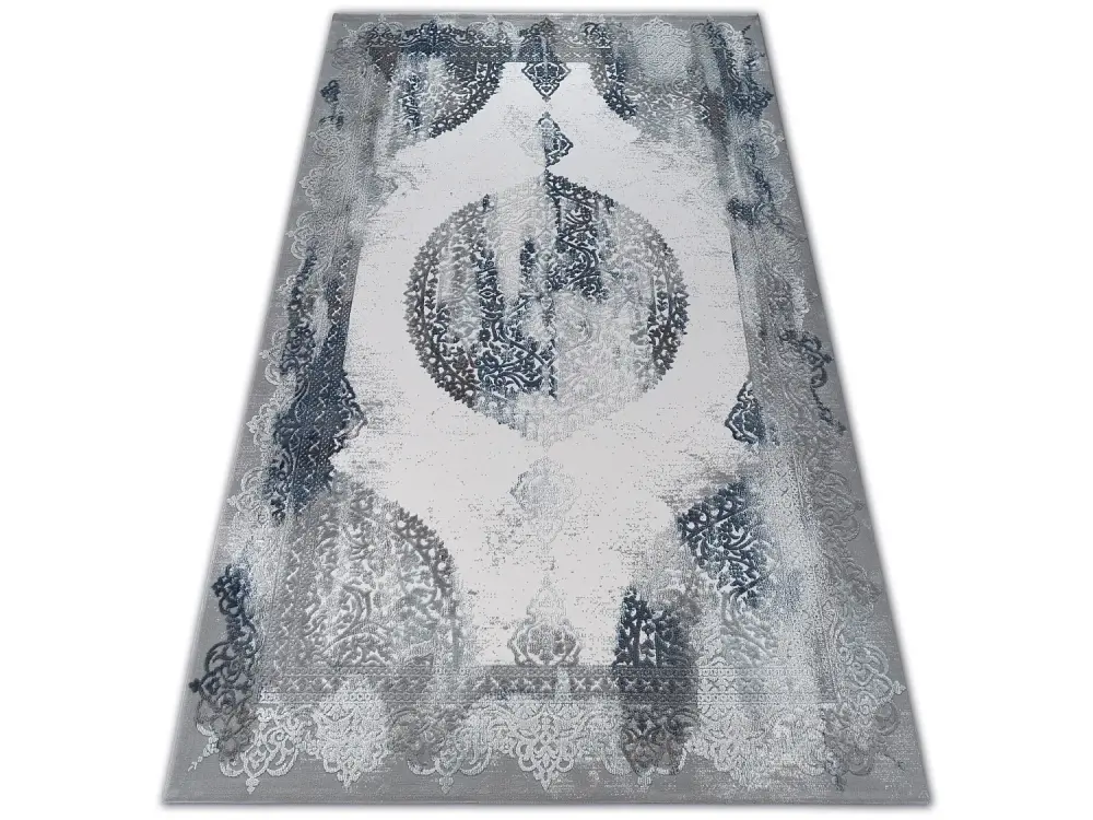 Alfombra acrílica VALENCIA 5040 Oriente azul/gris 160x235 cm