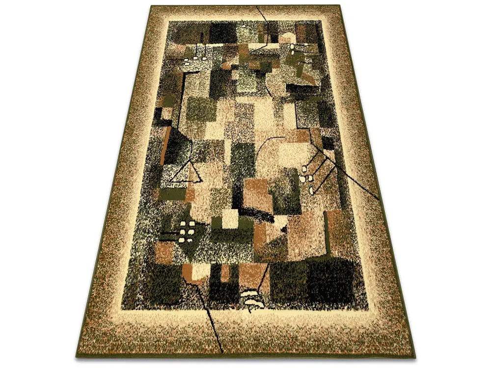Alfombra BCF Morad IMPRESJA clásico - verde oliva 140x200 cm
