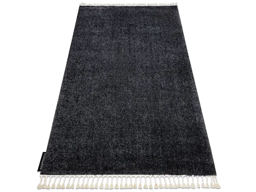 Alfombra BERBER 9000 gris Franjas Bereber Marroquí Shaggy 240x330 cm