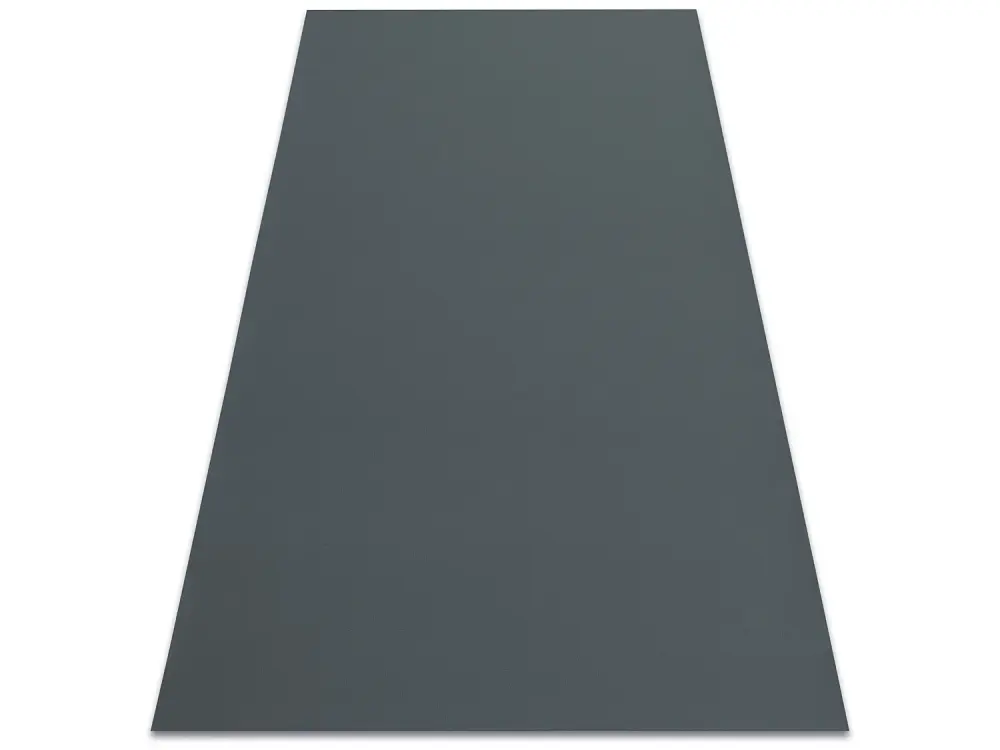 Alfombra con refuerzo de goma RUMBA 1720 un solo color grafito 60x200 cm