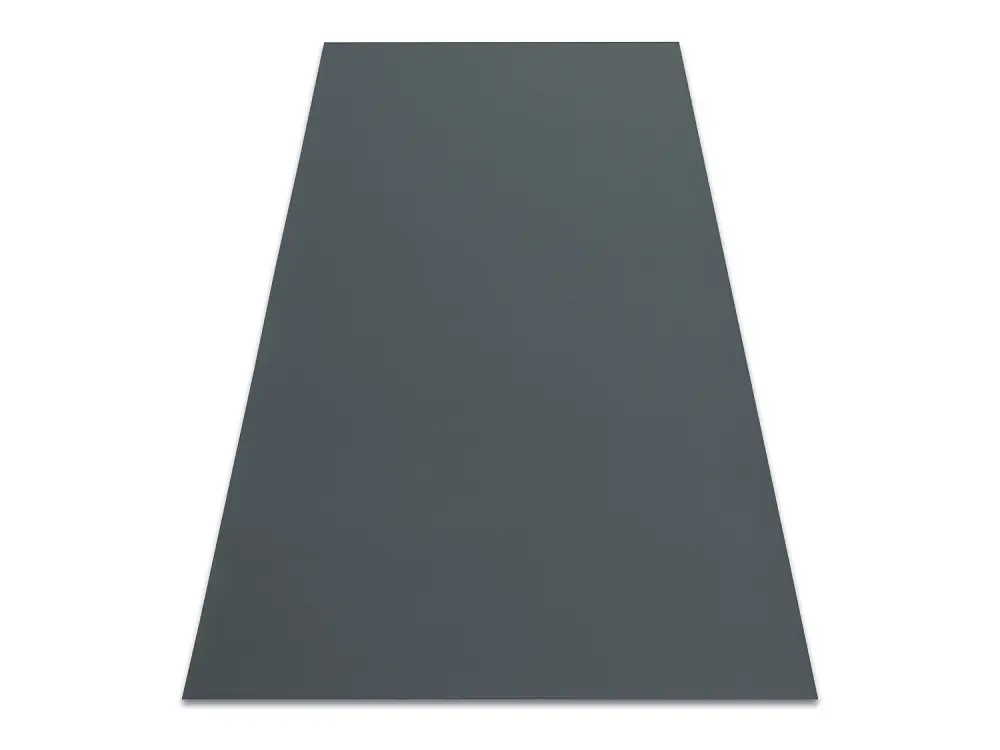 Alfombra con refuerzo de goma RUMBA 1720 un solo color grafito 200x450 cm