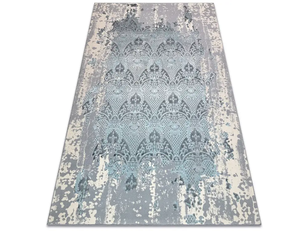 Alfombra CORE W3824 Ornamento Vintage - estructural, dos niveles de ve 80x150 cm