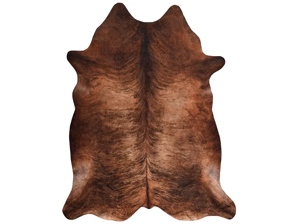 Alfombra Cuero de vaca artificial, vaca G5067-3 Cuero marrón 100x150 cm