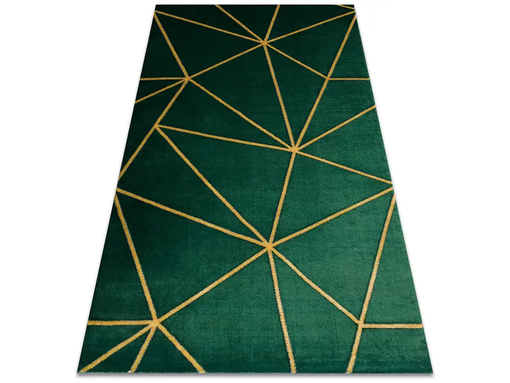 Alfombra EMERALD exclusivo 1013 glamour, elegante geométrico botella 160x220 cm