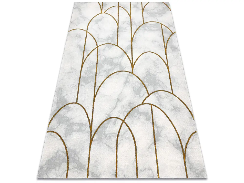 Alfombra EMERALD exclusivo 1016 glamour, elegante art deco, mármol cr 180x270 cm