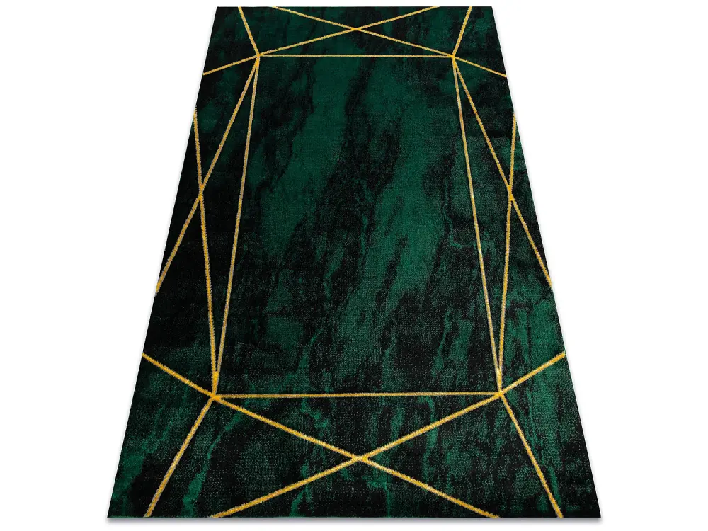 Alfombra EMERALD exclusivo 1022 glamour, elegante geométrico, mármol 180x270 cm
