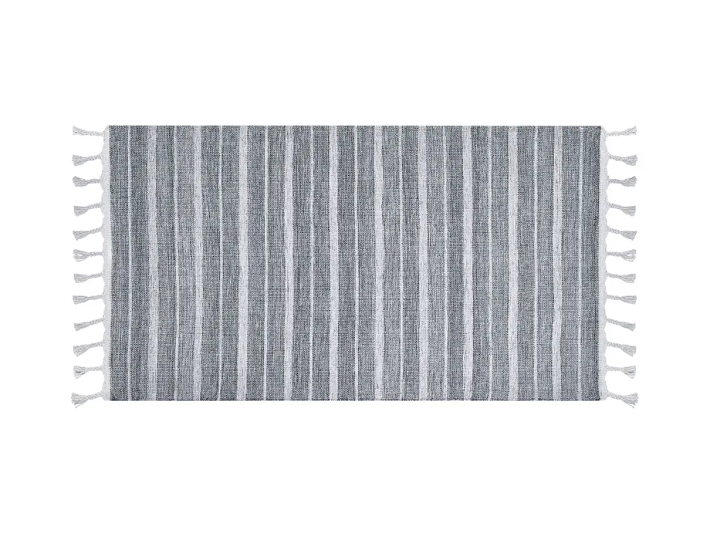 Alfombra gris claro/blanco 80 x 150 cm BADEMLI