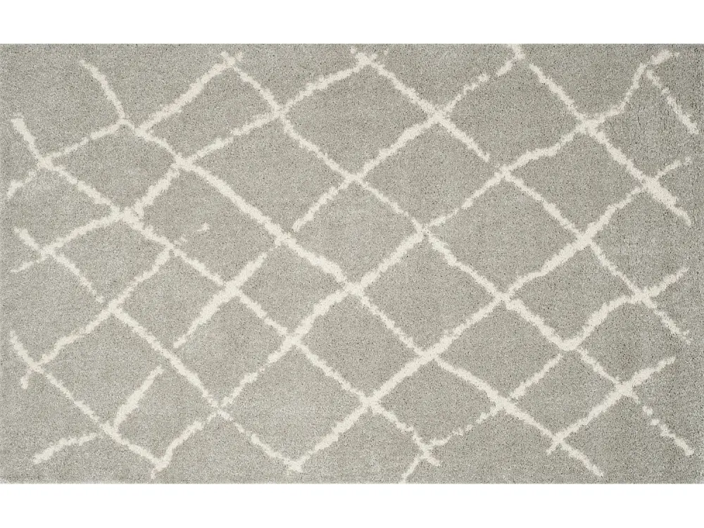 Alfombra interior/exterior PVC Zoraida gris 100x160