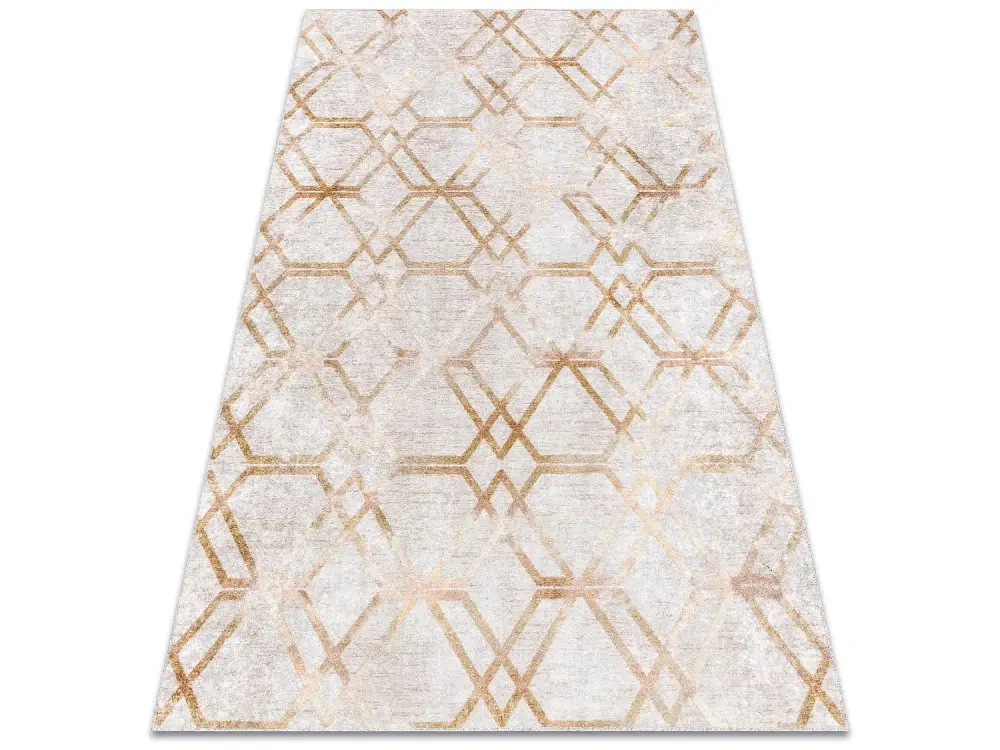 Alfombra lavable MIRO 51805.804 Geométrico, enjerado antideslizante - 200x290 cm