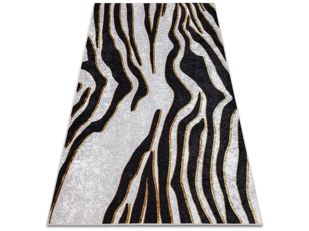 Alfombra lavable MIRO 52002.807 Cebra de leopardo antideslizante - cre 120x170 cm