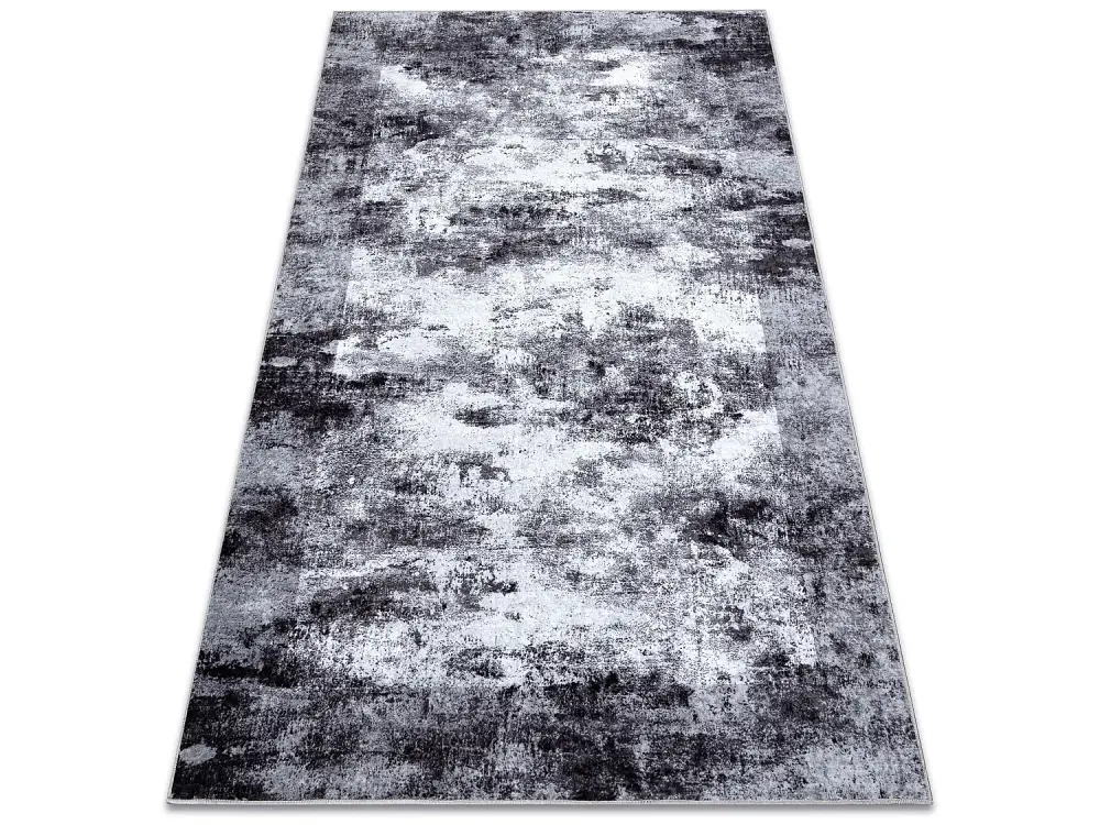 Alfombra lavable MIRO 52241.801 Vintage antideslizante - gris 80x150 cm
