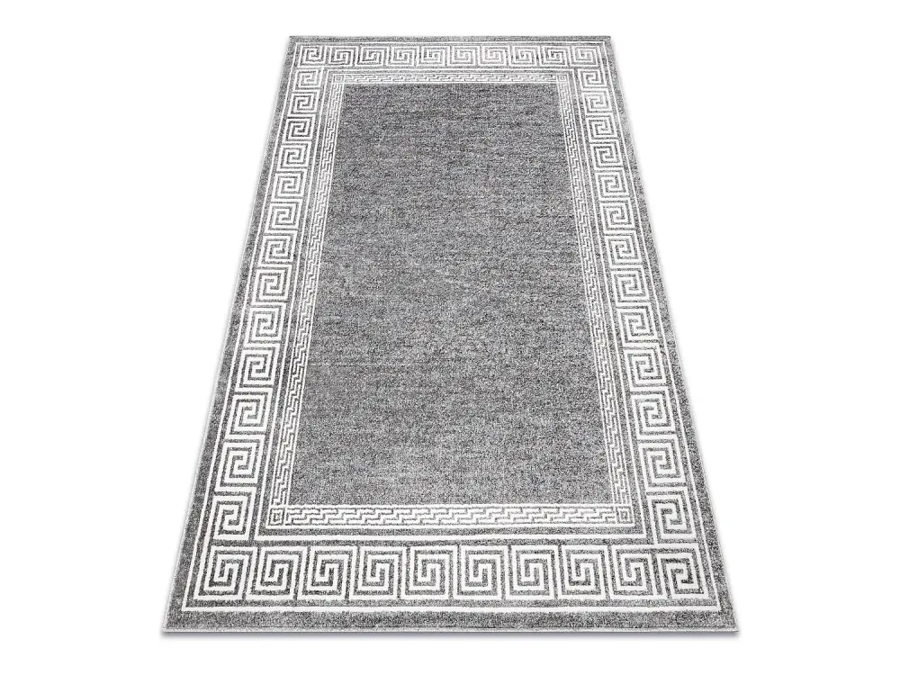 Alfombra MATEO 8033/644 Moderna griego, marco - estructural gris 180x270 cm