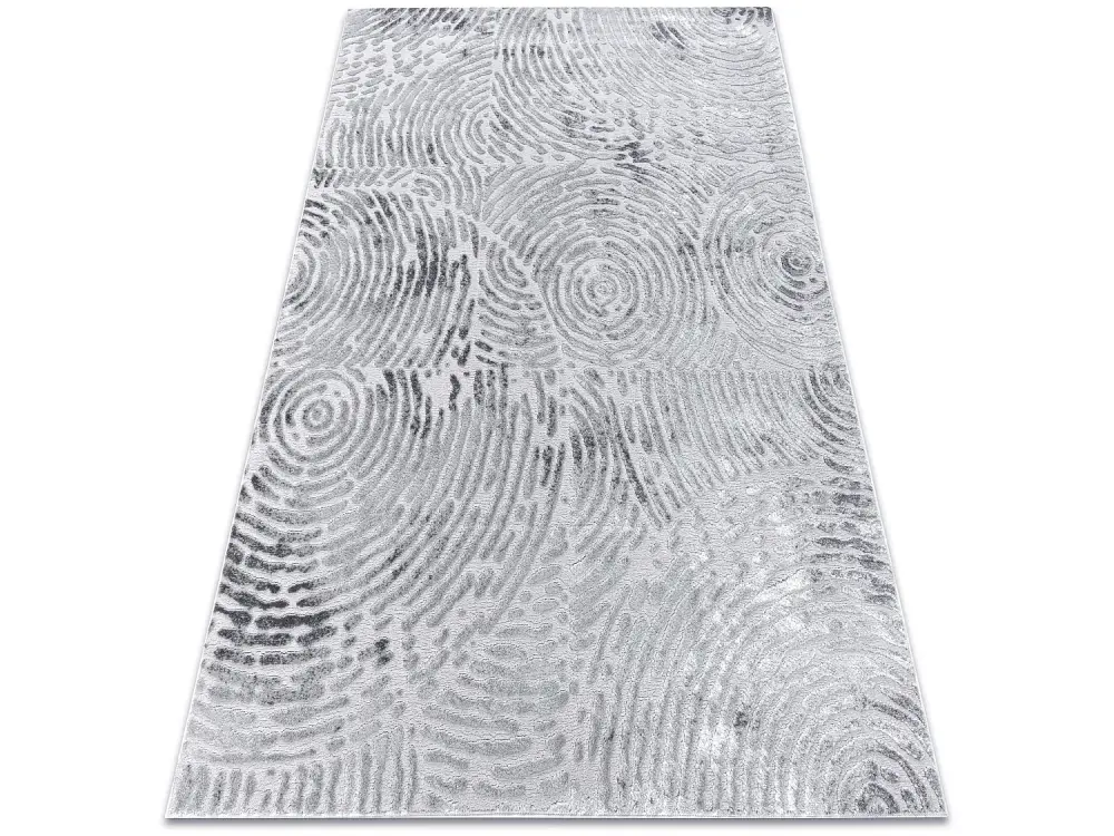 Alfombra MEFE moderna 8725 círculos Huella dactilar - Structural dos 120x170 cm
