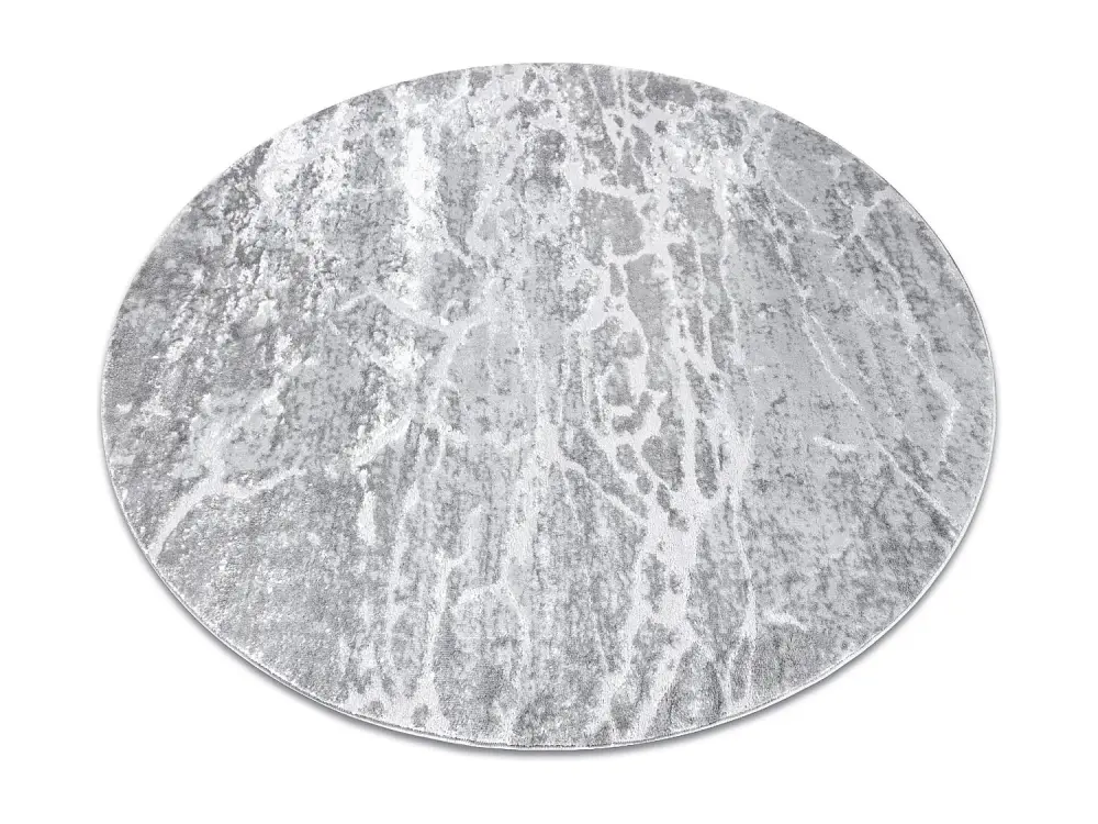 Alfombra MEFE moderna Circulo 6182 Hormigón - Structural dos niveles cercle 100 cm