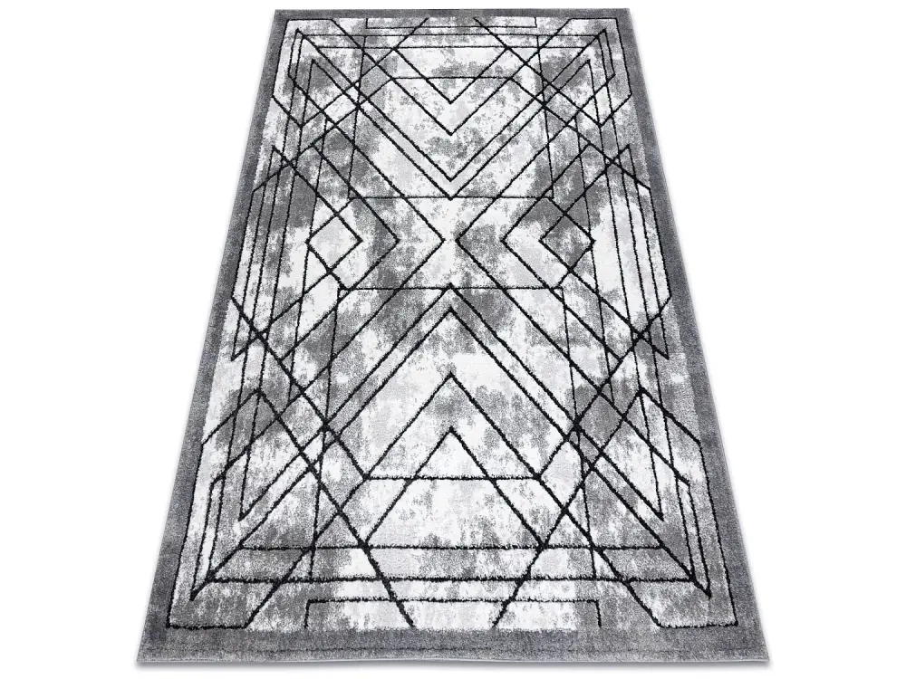 Alfombra moderna COZY Tico, geométrico - Structural dos niveles de ve 180x270 cm