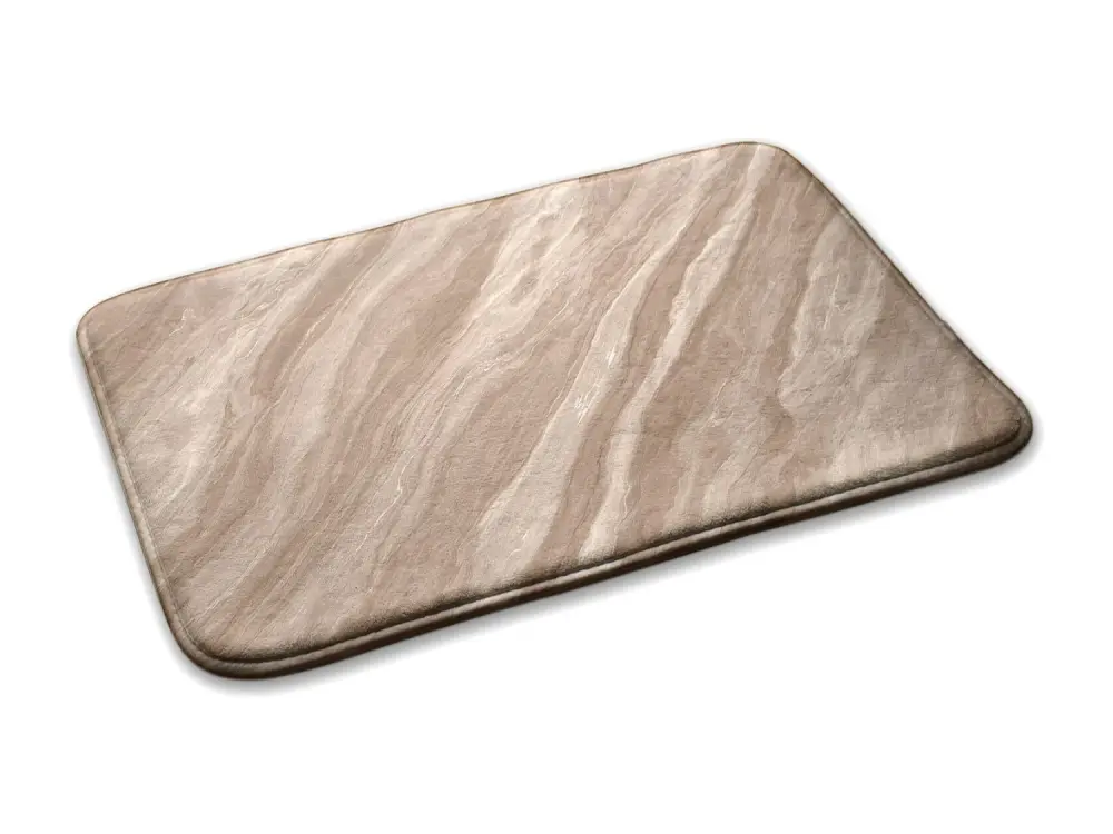 Alfombra para dormitorio, estampado mármol 75x45 cm. Alfombra moderna para el dormitorio o el salón.