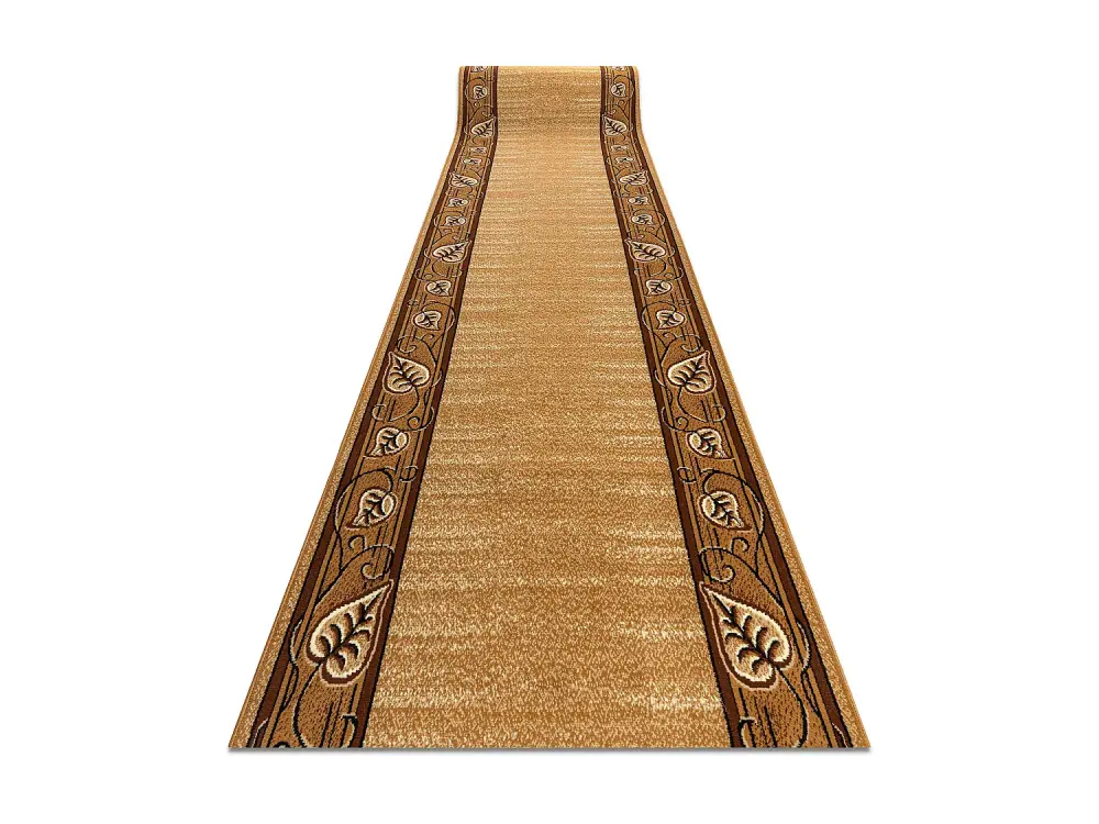 Alfombra de pasillo BCF FELIKS dorado oscuro 140 cm 140x240 cm