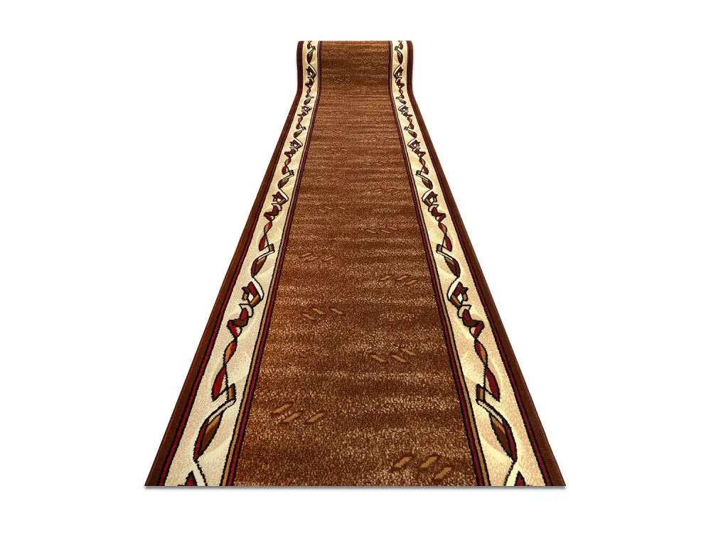 Alfombra de pasillo BCF FILIP marrón 100 cm 100x100 cm