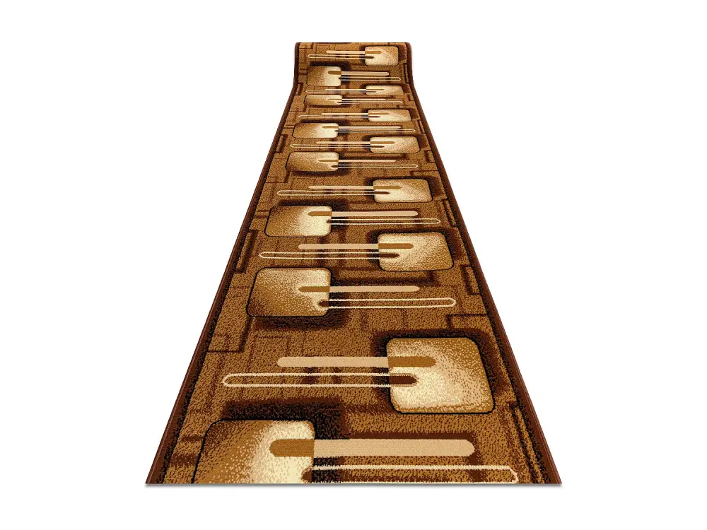 Alfombra de pasillo BCF MALINA marrón 70 cm 70x240 cm