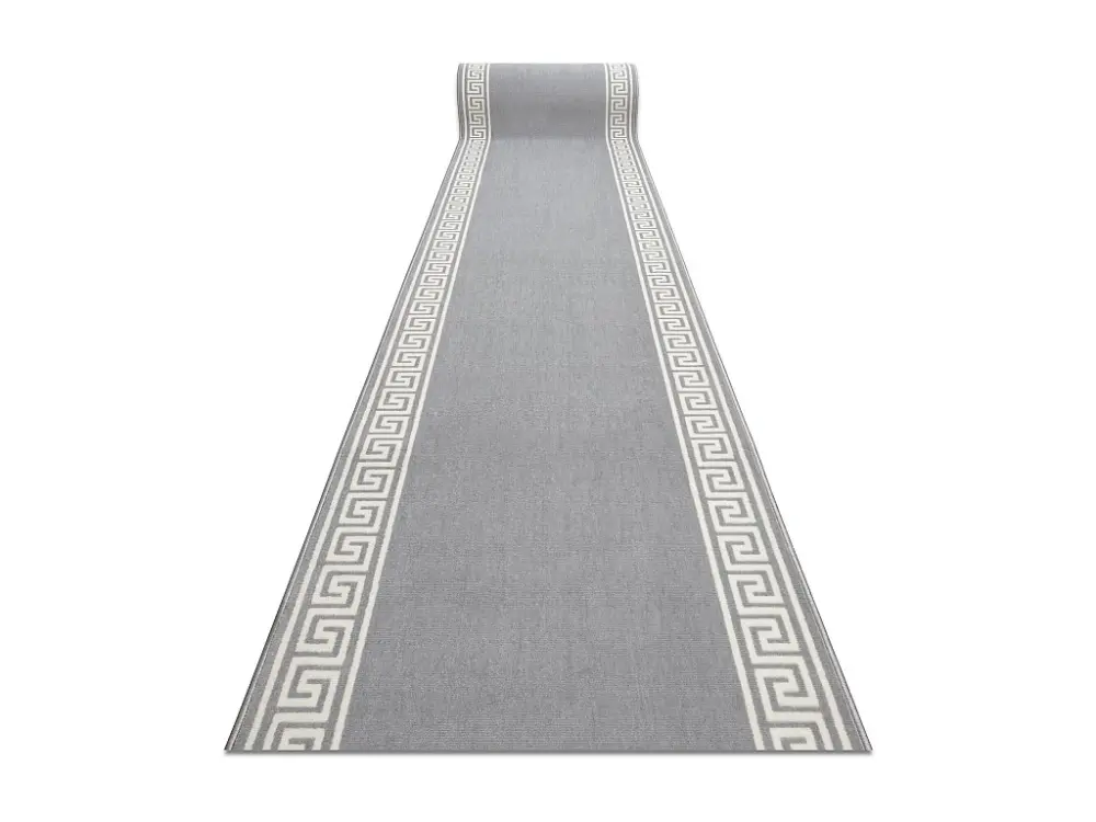 Alfombra de pasillo BCF MORAD Grek griego gris 70 cm 70x180 cm