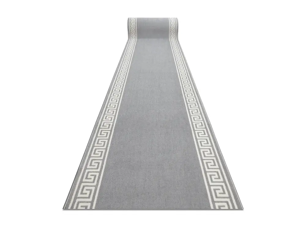 Alfombra de pasillo BCF MORAD Grek griego gris 70 cm 70x190 cm