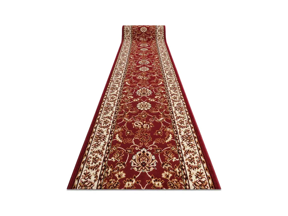 Alfombra de pasillo BCF MORAD Klasyk clásico burdeos 60 cm 60x180 cm